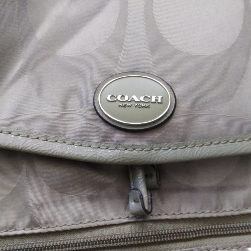 Green Coach Monogram Backpack - Picture 5 of 7